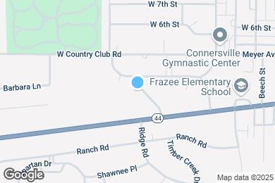 Map image of the property - 317 West Dr