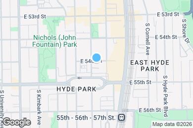 Map image of the property - 5455 S Blackstone Ave