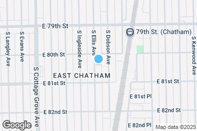 Map image of the property - 8021 S Ellis Ave
