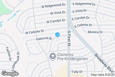 Map image of the property - 206 Valencia Dr