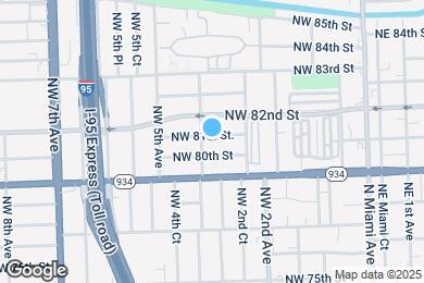 Map image of the property - 320 NW 81st St