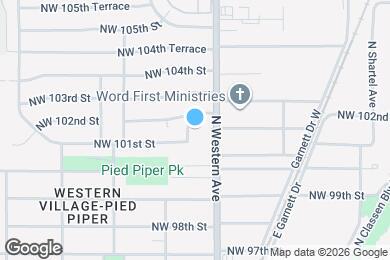 Map image of the property - 10212 N Military Ave