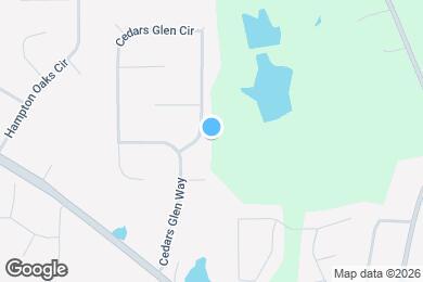 Map image of the property - 29 Cedars Glen Cir