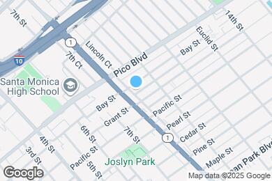 Map image of the property - Bay Street Apartments