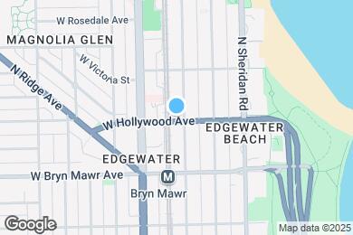 Map image of the property - 5700 N Winthrop Ave