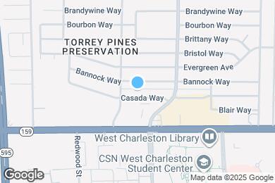Map image of the property - 6436 Casada Way