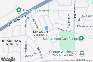 Map image of the property - 9952 Vanguard Dr