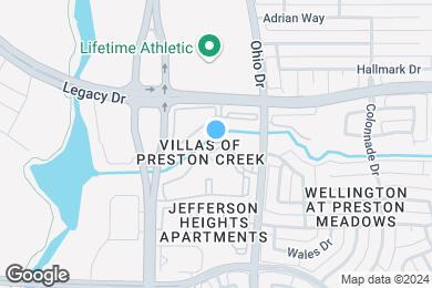 Map image of the property - Villas Of Preston Creek