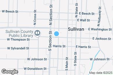 Map image of the property - 117 W Jackson St