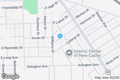 Map image of the property - 806 1/2 Harrison St