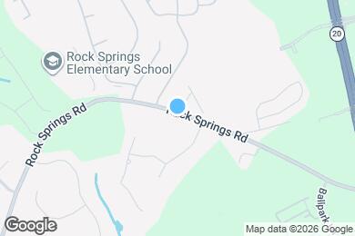 Map image of the property - 1031 Rock Springs Rd