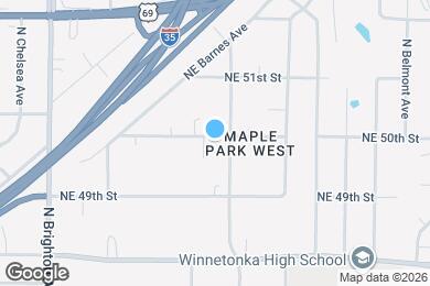 Map image of the property - 5507 NE 50th St