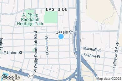Map image of the property - 1218 Odessa St