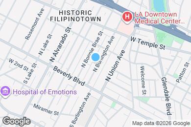 Map image of the property - 221-223 N Burlington Ave
