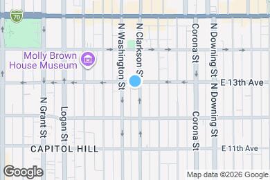 Map image of the property - 1275 N Clarkson St