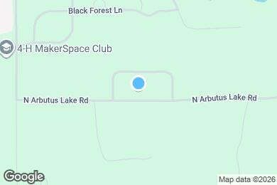Map image of the property - 2335 N Arbutus Lake Rd