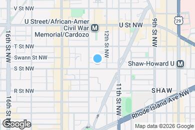 Map image of the property - 1219 S St NW