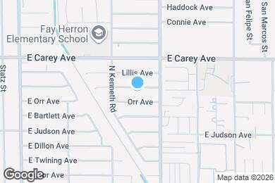 Map image of the property - 3615 Glendale Ave