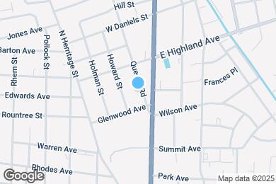 Map image of the property - 1310 Queens Rd