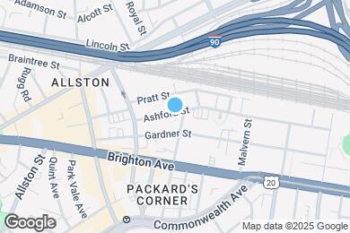 Map image of the property - 25 Ashford St