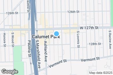 Map image of the property - 12723 S Justine St