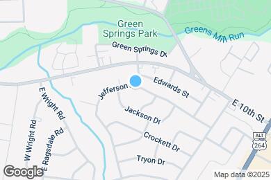 Map image of the property - 2700 Jefferson Dr