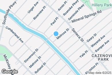 Map image of the property - 164 Melrose St