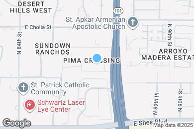 Map image of the property - 8709 E Gail Rd