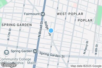 Map image of the property - 1315 Ridge Ave