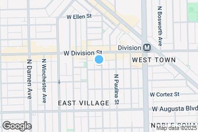 Map image of the property - 1106 N Hermitage Ave