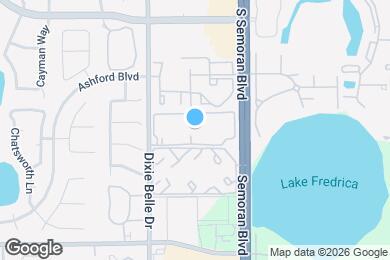 Map image of the property - 3244 S Semoran Blvd