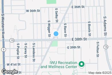 Map image of the property - 3749 S Washington St