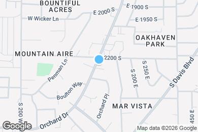 Map image of the property - 2243 S Orch Dr