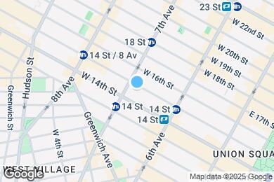 Map image of the property - 156 W 15th St