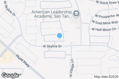 Map image of the property - 2472 W Wrangler Way