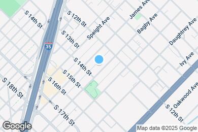 Map image of the property - 1305 Bagby Ave