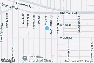 Map image of the property - 3874 2nd Ave