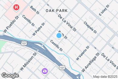 Map image of the property - 318 W Pedregosa St