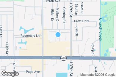 Map image of the property - 12092 Aurora Ct