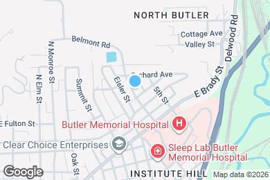 Map image of the property - 557 4th St