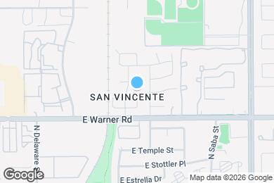 Map image of the property - 664 E Mariposa Pl