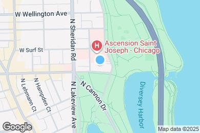 Map image of the property - 2800 N Lake Shore Dr