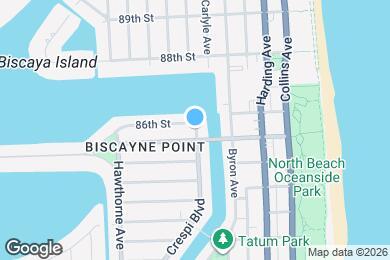 Map image of the property - 8520 Crespi Blvd