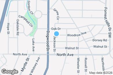 Map image of the property - 3170 Jackson St