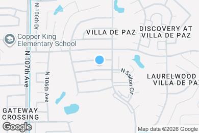 Map image of the property - 10322 W Calle Del Oro