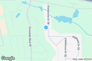 Map image of the property - 2421 Fieldstone Dr SE