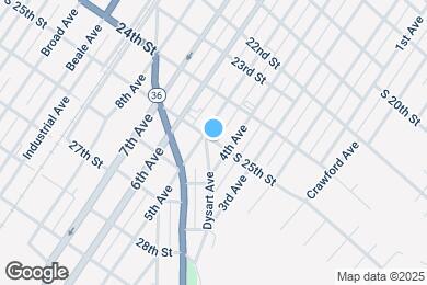 Map image of the property - 413 25th St