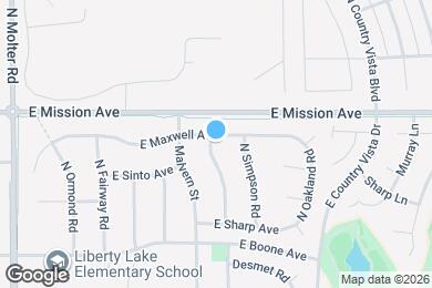 Map image of the property - 24104 E Maxwell Ave