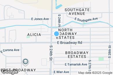 Map image of the property - 2405 E Pueblo Ave