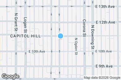 Map image of the property - 1066 N Clarkson St